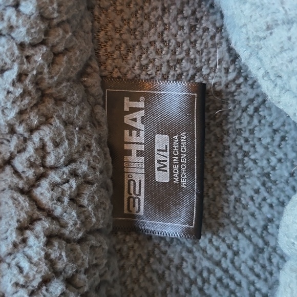 32 Degrees Heat Women's Sherpa Cozy Shirt Jacket, Shacket, Size M/L - Picture 4 of 4